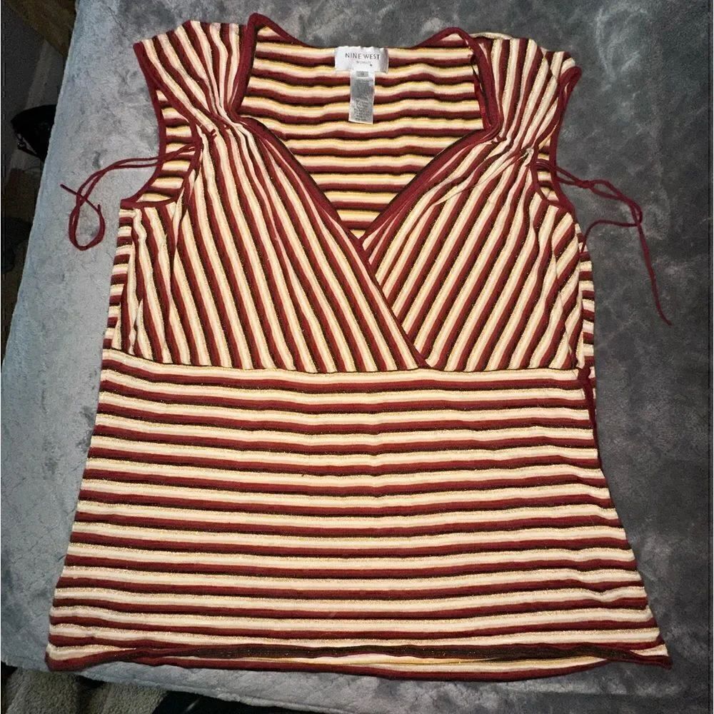 Nine West Cute Sleeveless Summer Top Size 1X